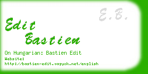 edit bastien business card